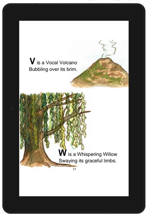 Alphabet Excursion Kindle edition - one of the alphabet pages