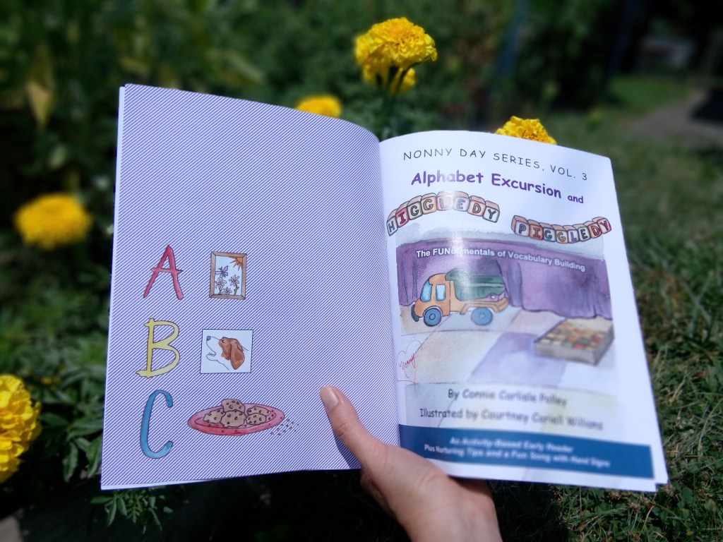 RELEASED AUGUST 2021: Alphabet Excursion and Higgledy-Piggledy, by Connie Carlisle Polley, illustrated by Courtney Coriell Williams